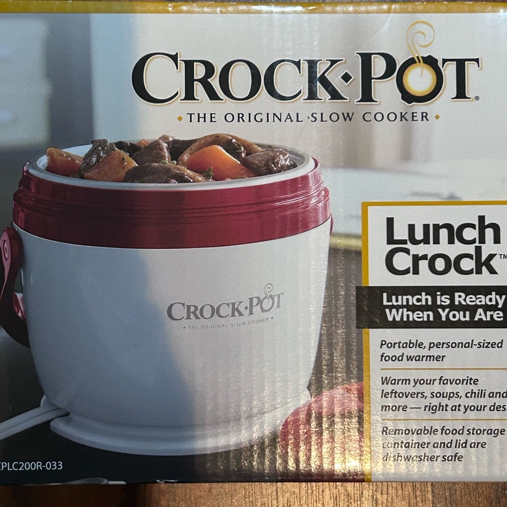 Crock-Pot SCCPLC200-R 20-Ounce Lunch Crock Food Warmer, Red